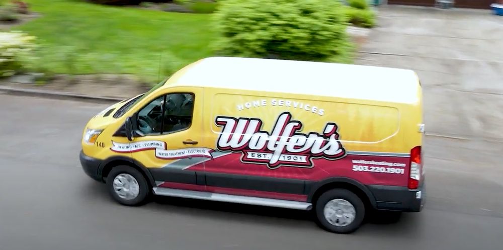 Wolfers Home Services truck
