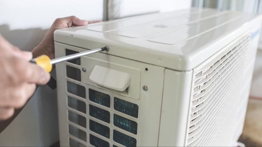 Beginning work on a heat pump